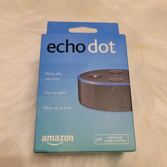2nd Generation Echo Dot & Wall Mount, Black - Picture 4 of 6